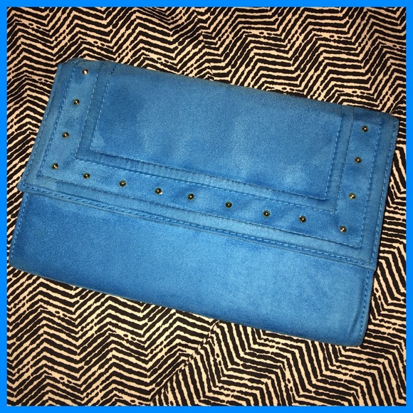 🔴 Red Dot 4/$20 Teal Envelope Purse - Picture 2 of 4